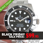 Rolex Submariner Watch SS Black Dial Ceramic Bezel Mens Watch_th.png